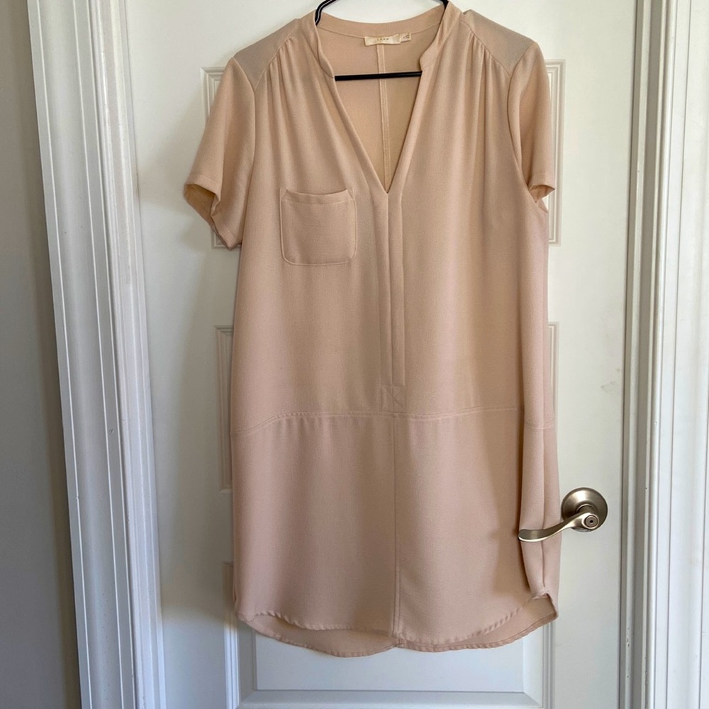 Blush Pink Shirtdress M Nordstrom